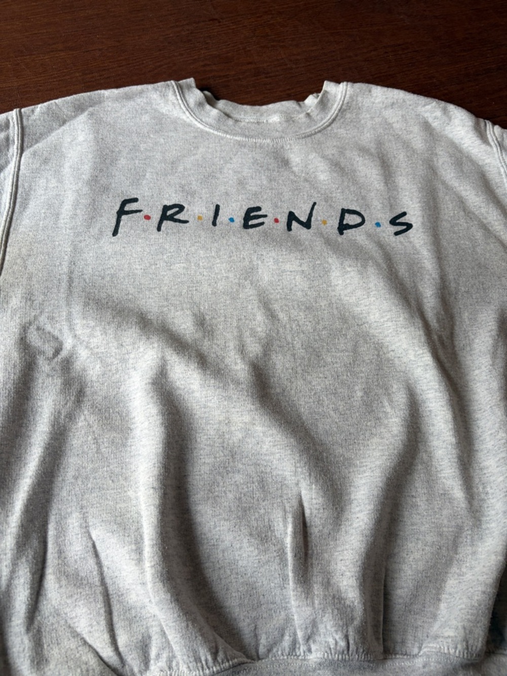 FRIENDS Logo Gray Crewneck Sweatshirt